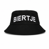 Bucket hat Biertje zwart
