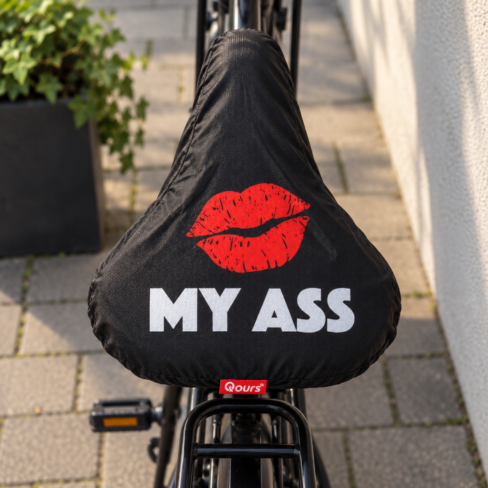 Fietszadelhoes Kiss My Ass