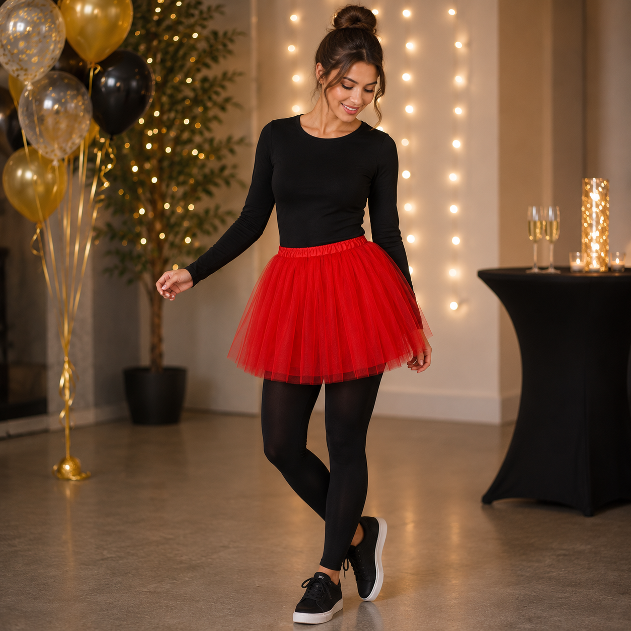 Tutu rood one size