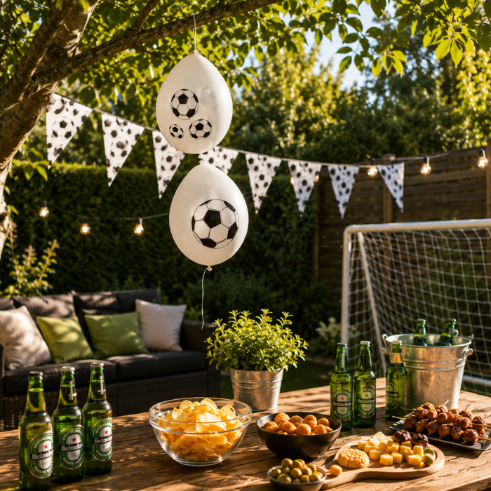 Ballonnen Voetbal - 6 stuks