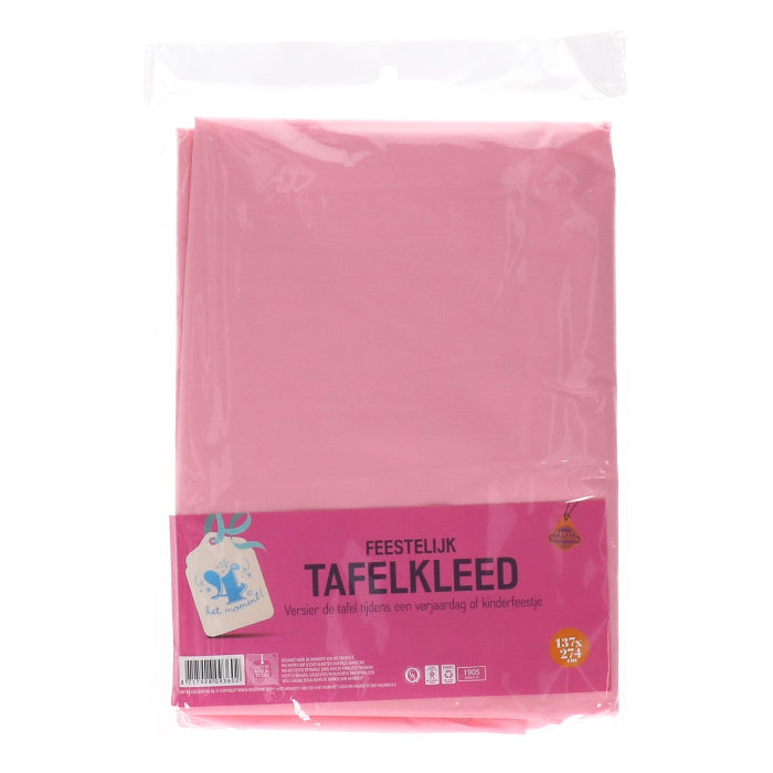tafelkleed-roze-137x274cm