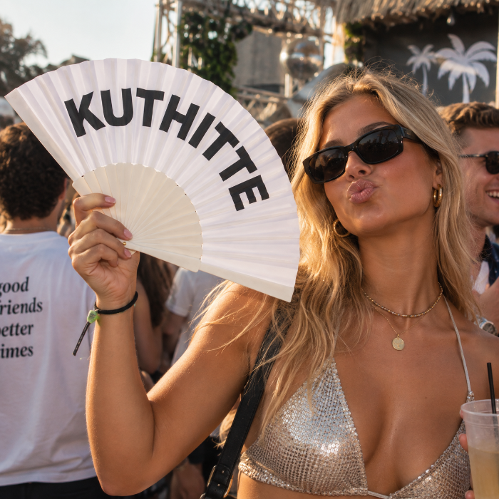 Waaier Kuthitte wit