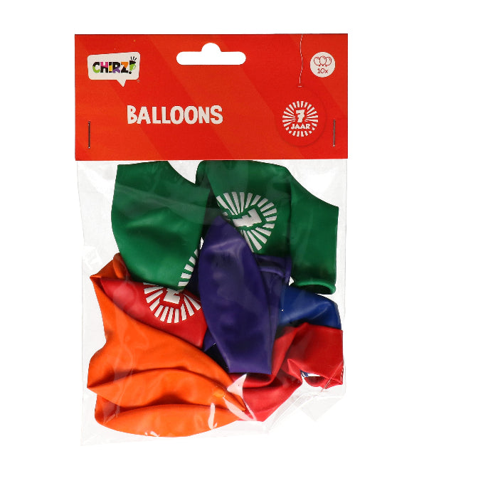 8717928340737_1 Ballonnen 7 jaar 30cm 10st