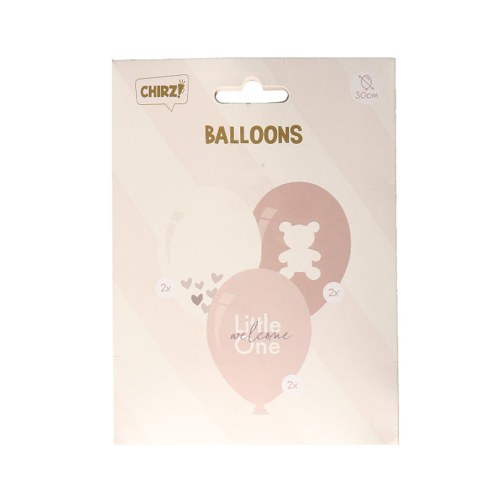 ballonnen-welcome-little-one-6-stuks
