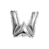folieballon-letter-w-zilver