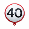 folieballon-40-jaar-verkeersbord