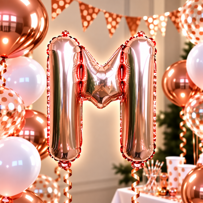 folieballon-letter-m-rose