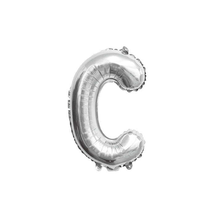folieballon-letter-c-zilver
