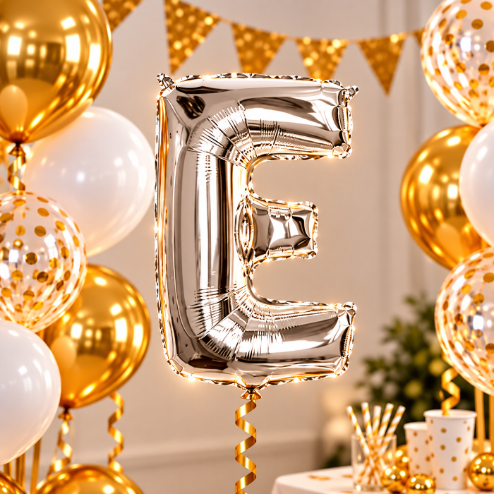 folieballon-letter-e-zilver