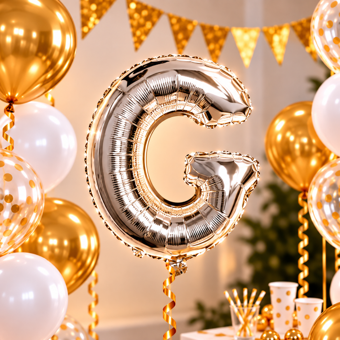 folieballon-letter-g-zilver