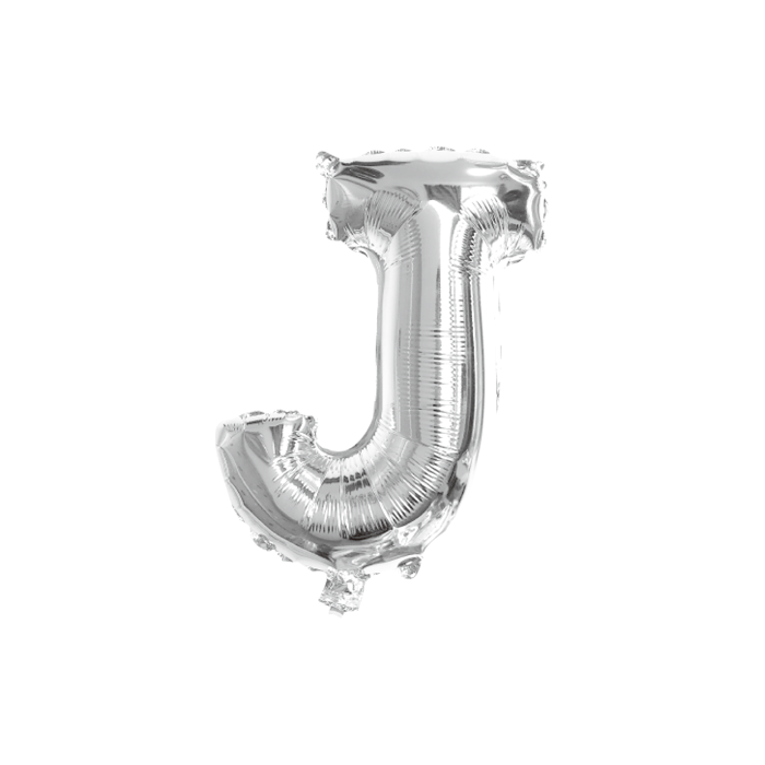 folieballon-letter-j-zilver