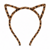 Diadeem kattenoortjes zwart/bruin