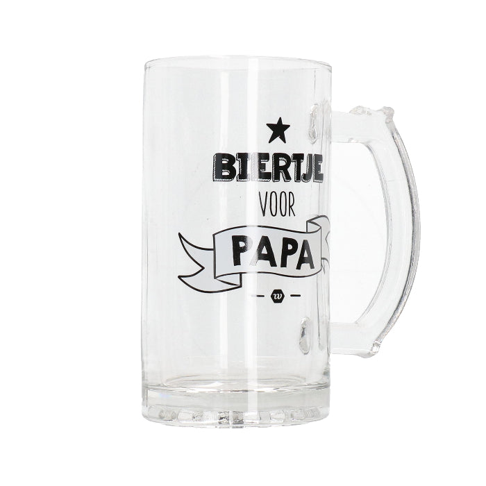 Bierglas "Biertje voor Papa" WOW NL