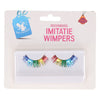 Wimpers metallic regenboog