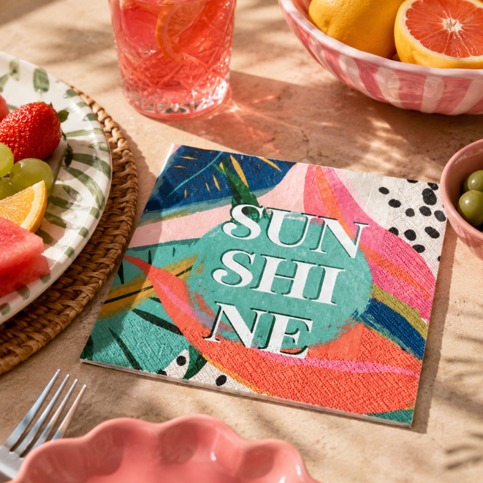 Servetten sunshine 20 stuks