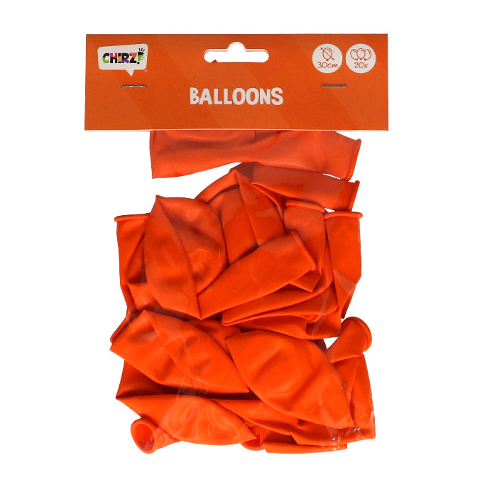 8717928492290_1 Ballonnen - Oranje - 30cm - 20st