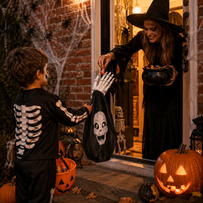 skelet-hand-halloween-zwart-wit-trick-or-treat
