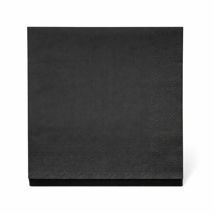 servetten-3-laags-zwart-33x33cm-20-stuks