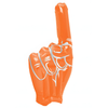 Bestelhand oranje opblaasbaar 55 cm