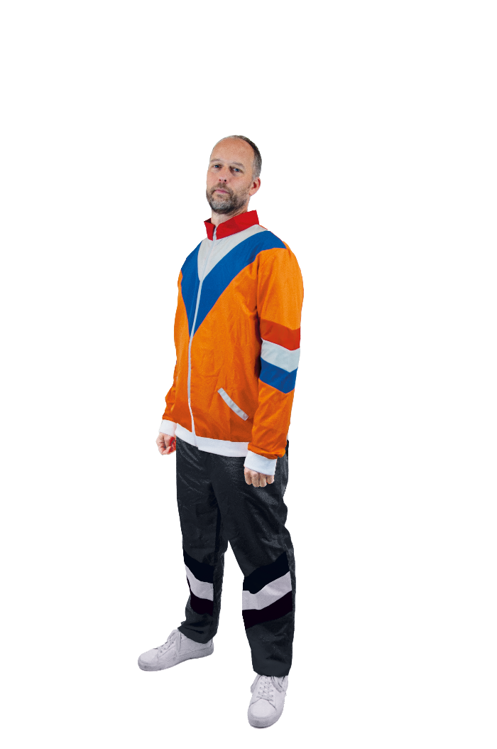 8717928506706 Trainingsjack 1 heren one size (L/XL)