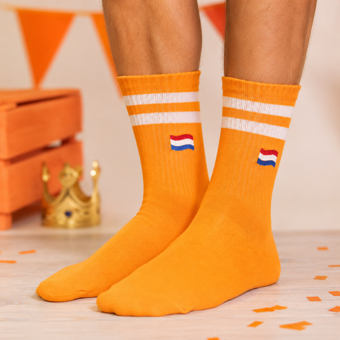 Sokken Kind Oranje maat 33-38