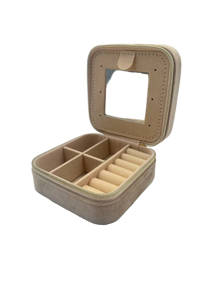 Sieraden doosje Rechthoek Taupe
