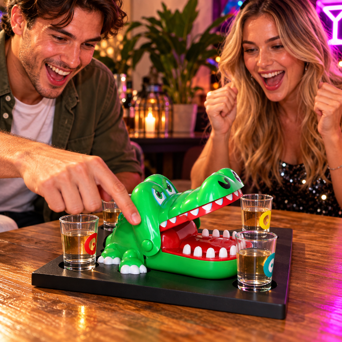 spel-bijtende-kroko-drankspel-met-shotglaasjes