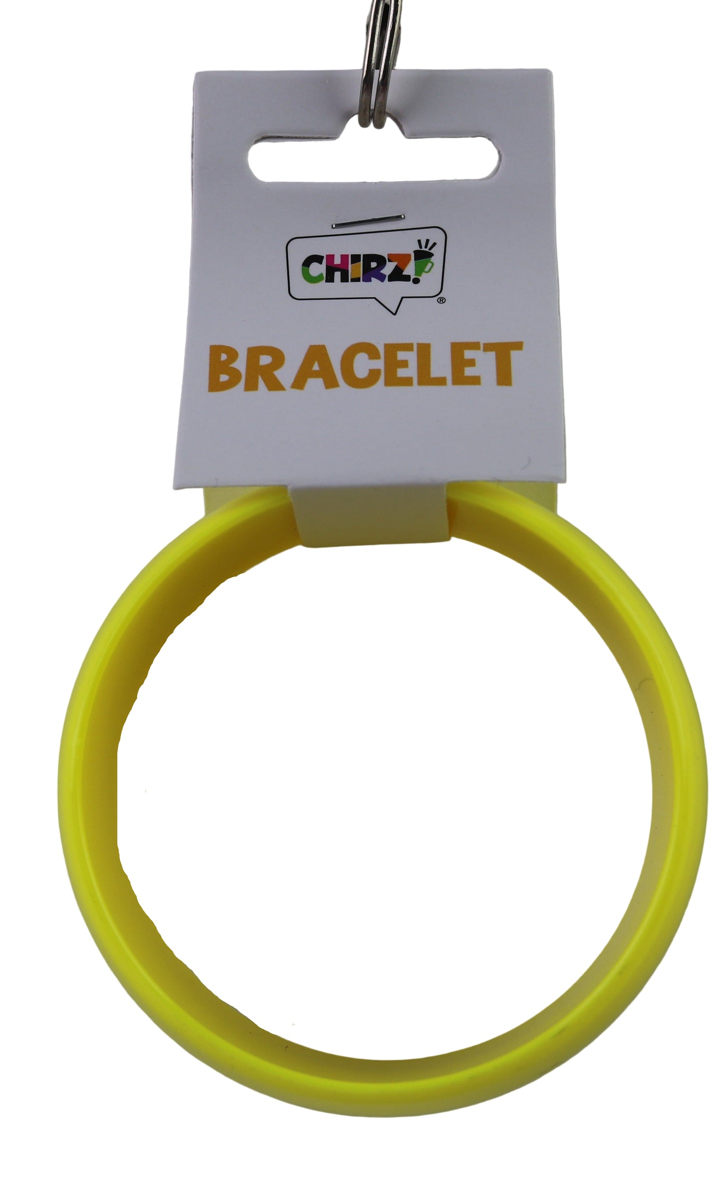 Armband-dik-neon-geel