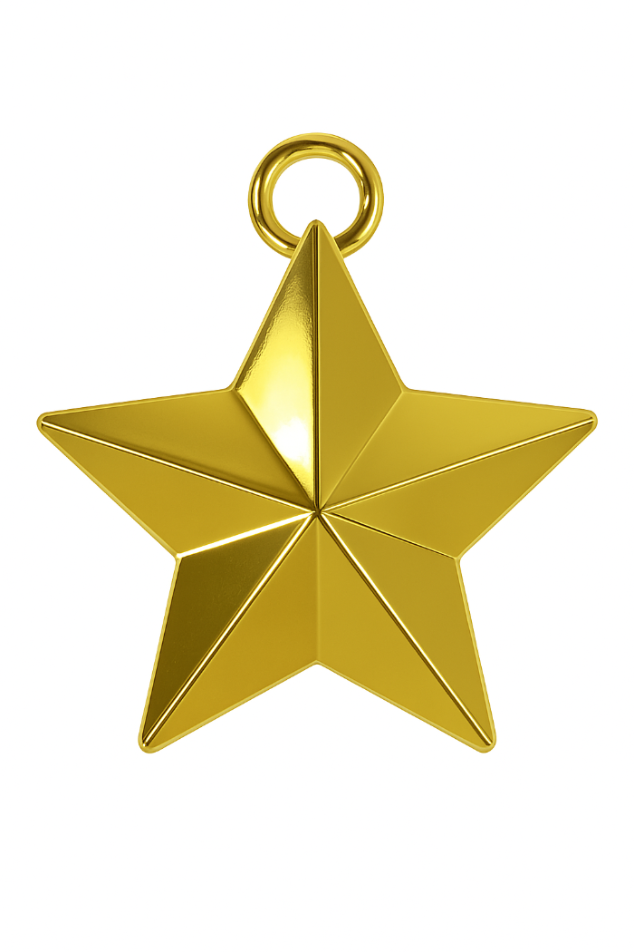 ballongewicht-ster-goud