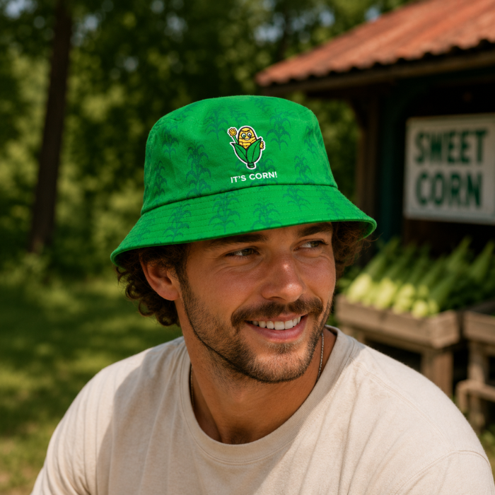 Buckethoed It's corn groen