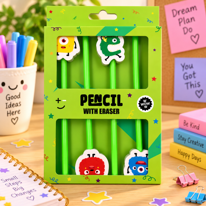 Monster Potlood & Gum Set