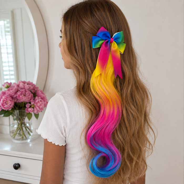 haarextensie-met-strik-gradient