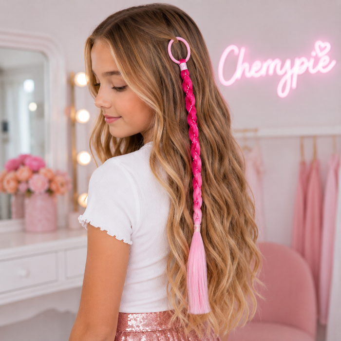haarextensie-met-parels-roze
