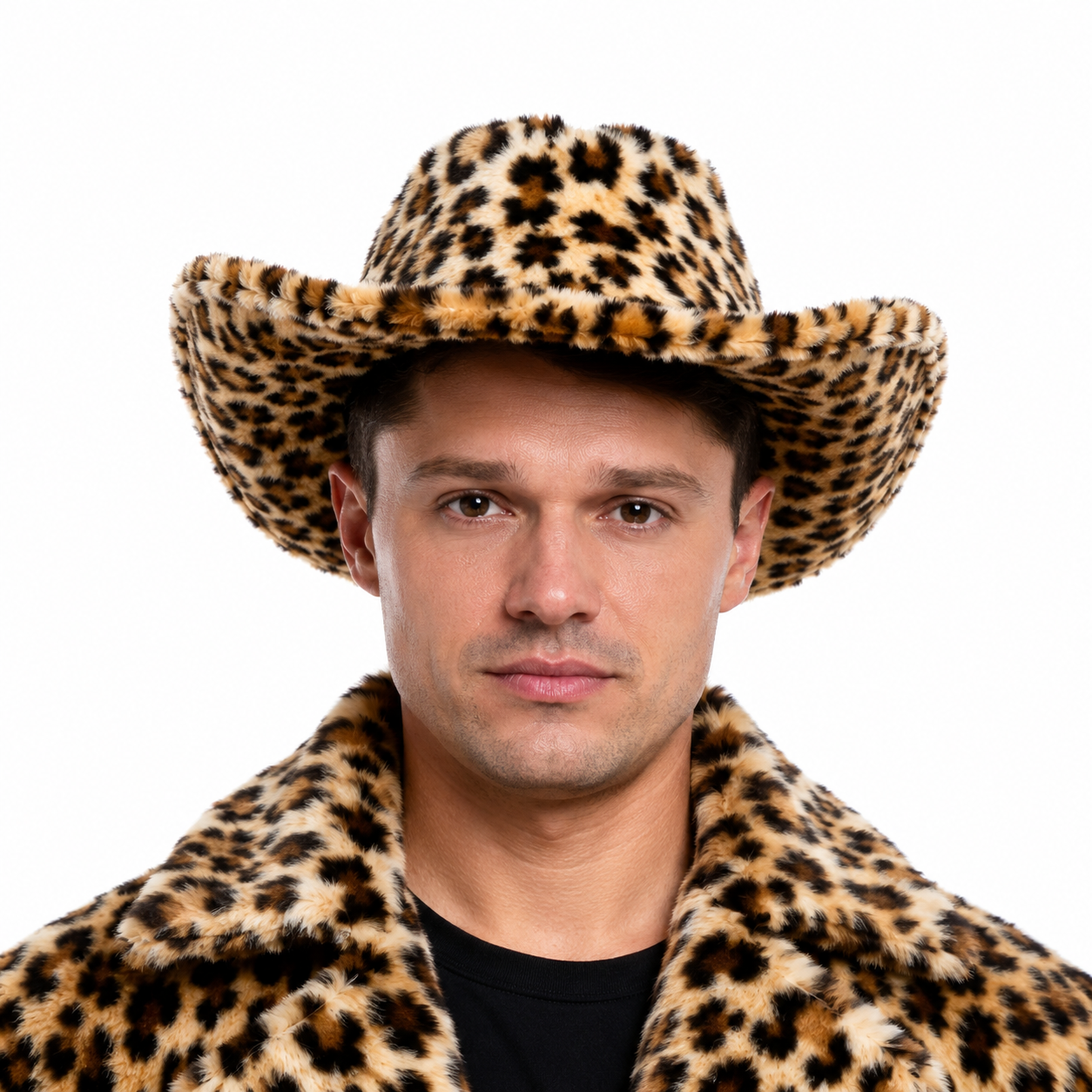 cowboyhoed-luipaard-pluche