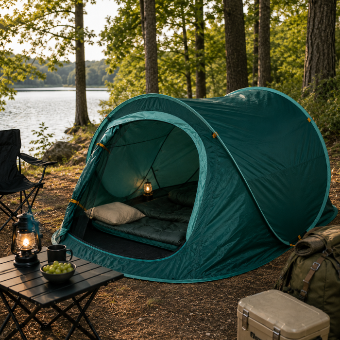 Tent pop up 220x120x95cm 2 personen