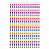 Deurgordijn regenboog folie hart 1 x 2m
