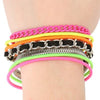 Armbandset - neon - meerkleurig