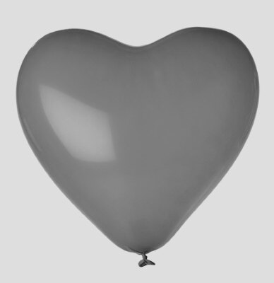 Ballonnen - hart - metallic - zilver - 4 stuks