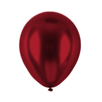 Ballonnen - parelmoer - metallic - rood - 20 stuks
