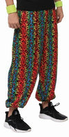 Broek - regenboog - panter - meerkleurig - heren - maat S/M