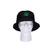 Bucket hoed cannabis zwart