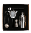 Cocktailshaker set luxe zilver