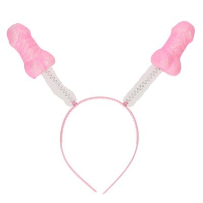 Diadeem - piemel - glitter - roze