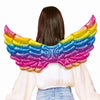 Folieballon - regenboog - engelenvleugels - 85cm