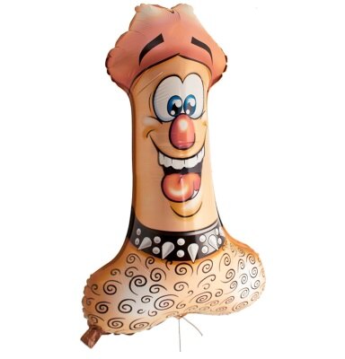 Folieballon - Willy - meerkleurig - 82 cm