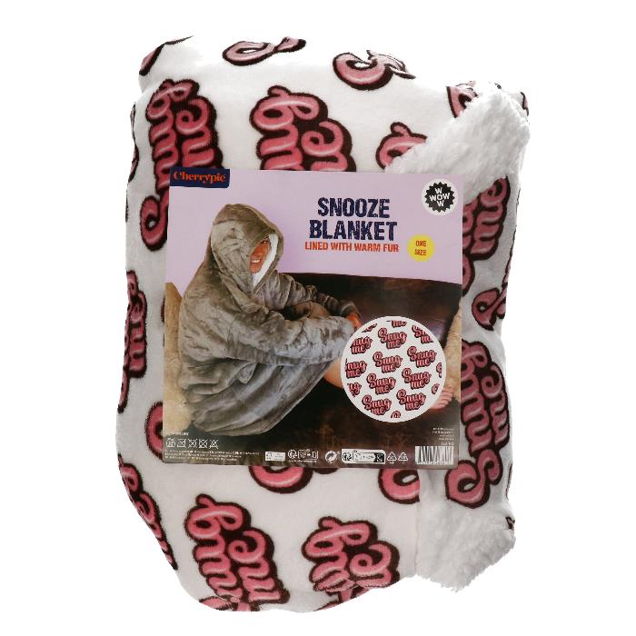 Hoodie deken Snug me warme voering dames one size