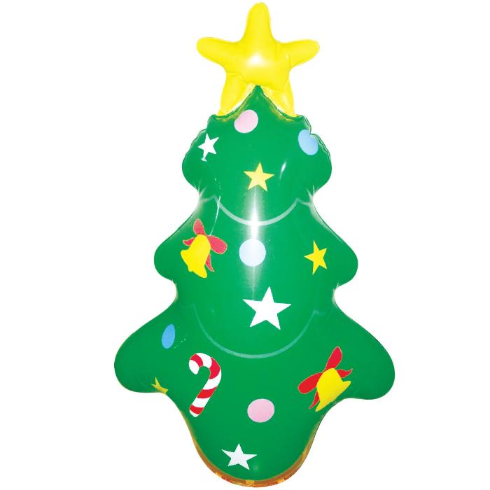 Kerstboom opblaasbaar groen 35cm