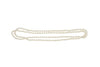 Ketting - kralen - dubbel - parelmoer - wit