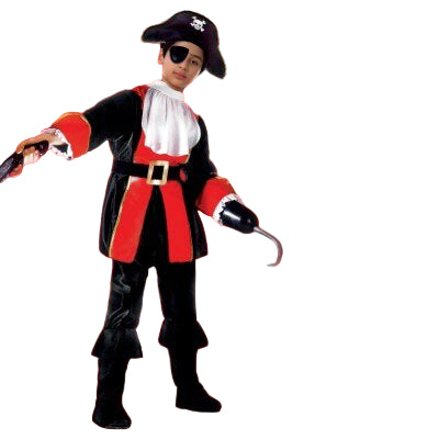 Kostuum - piraat - meerkleurig - jongen - 7-9 jaar