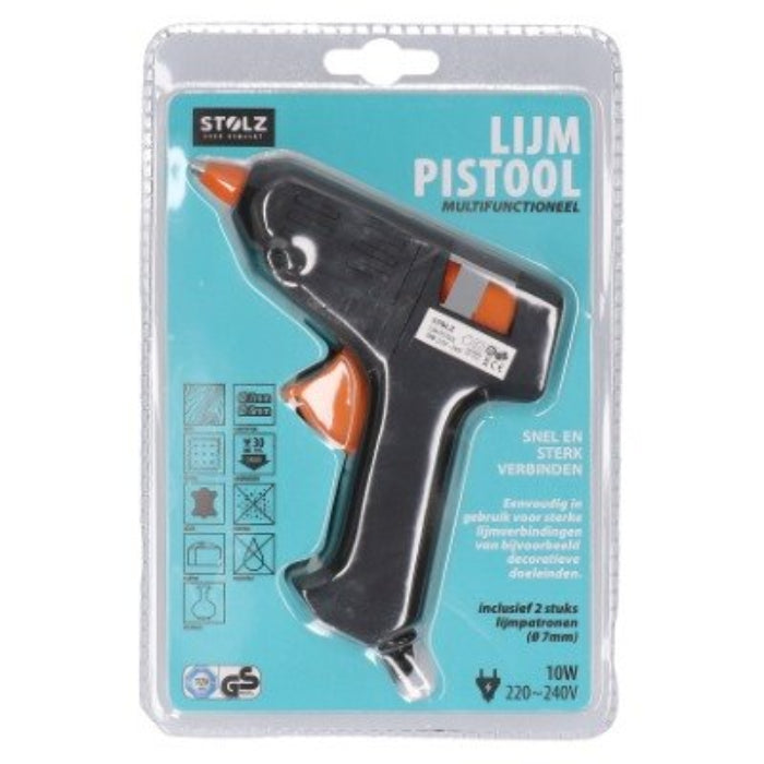 Lijmpistool - multifunctioneel - zwart - 7mm/8mm